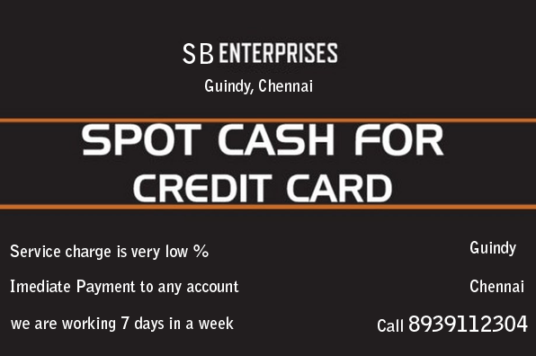 credit card to cash chennai